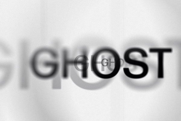 Ghost Letters Text Effect