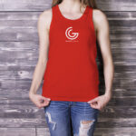 Girl in Tank Top Mockup With no Face
