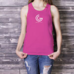 Girl in Tank Top Mockup With no Face
