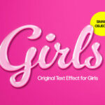 Girls Text Effect