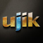 Glass Logo Mockup / Text Effect in Front View