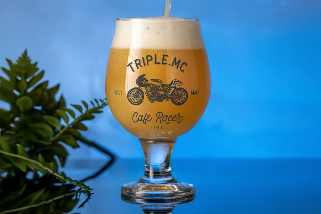 Glass Pint of Beer Mockup