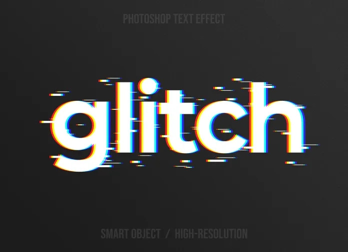 Simple Glitch Text Effect