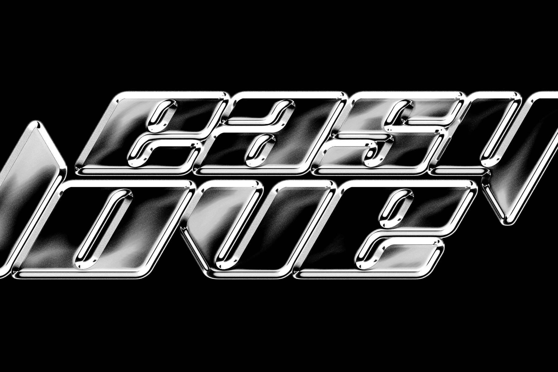 Free Gloss Metal Text Effect / Logo Mockup PSD Template