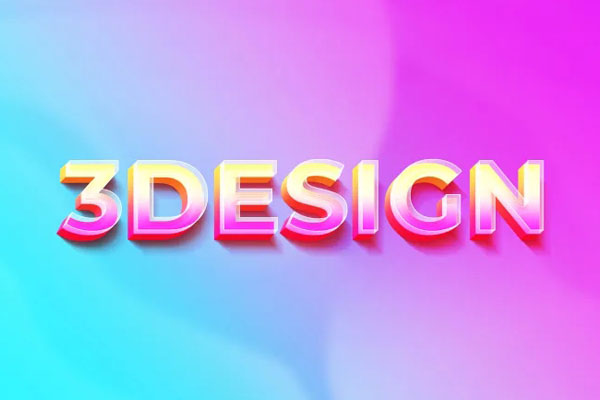 Glossy 3D Logo / Text Effect