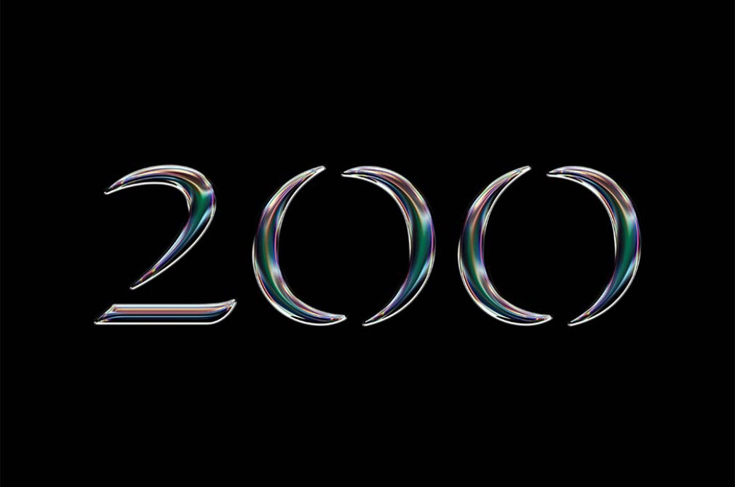 Free Glossy Chrome Text Effect PSD Template