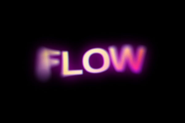 Glow Blurry Text Effect