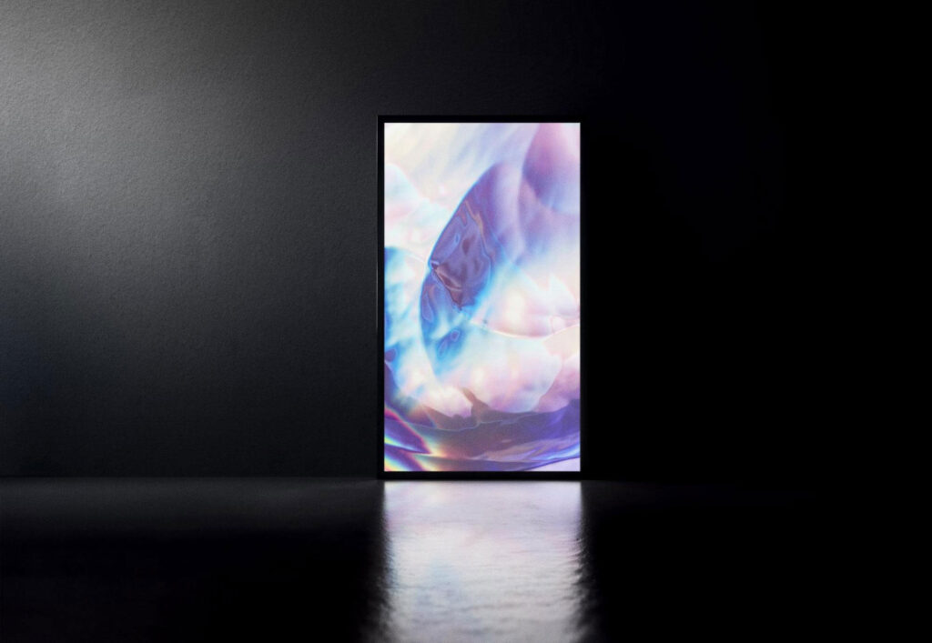 Glowing Screen Mockup