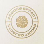 Gold Letterpressed Logo Mockup