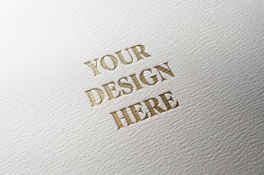 Gold Logo Mockup