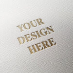 Gold Logo Mockup