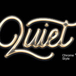 Golden Chrome Logo Mockup / Text Effect