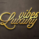 Golden Text Effect / Logo Mockup