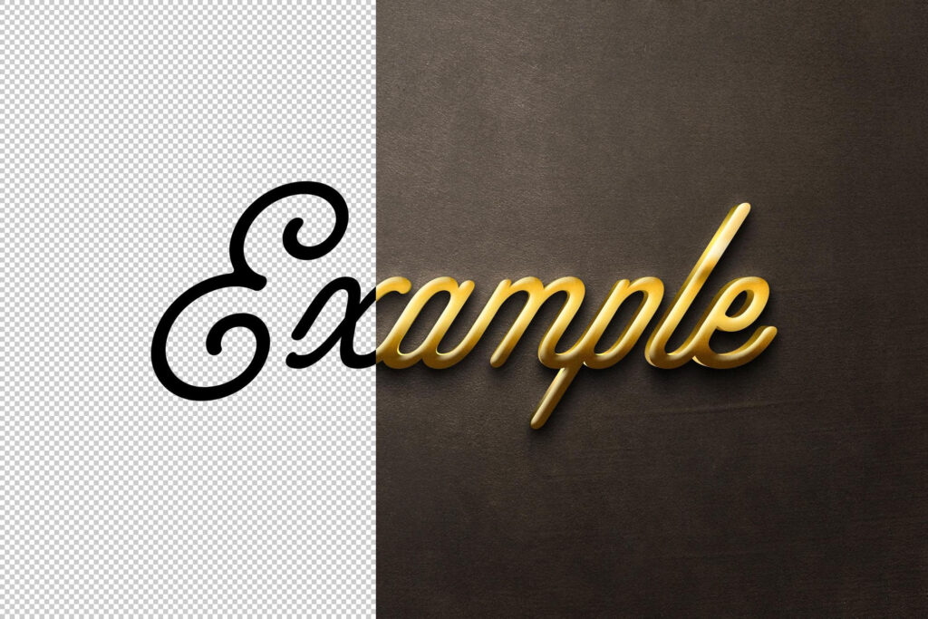 Golden Text Effect / Logo Mockup