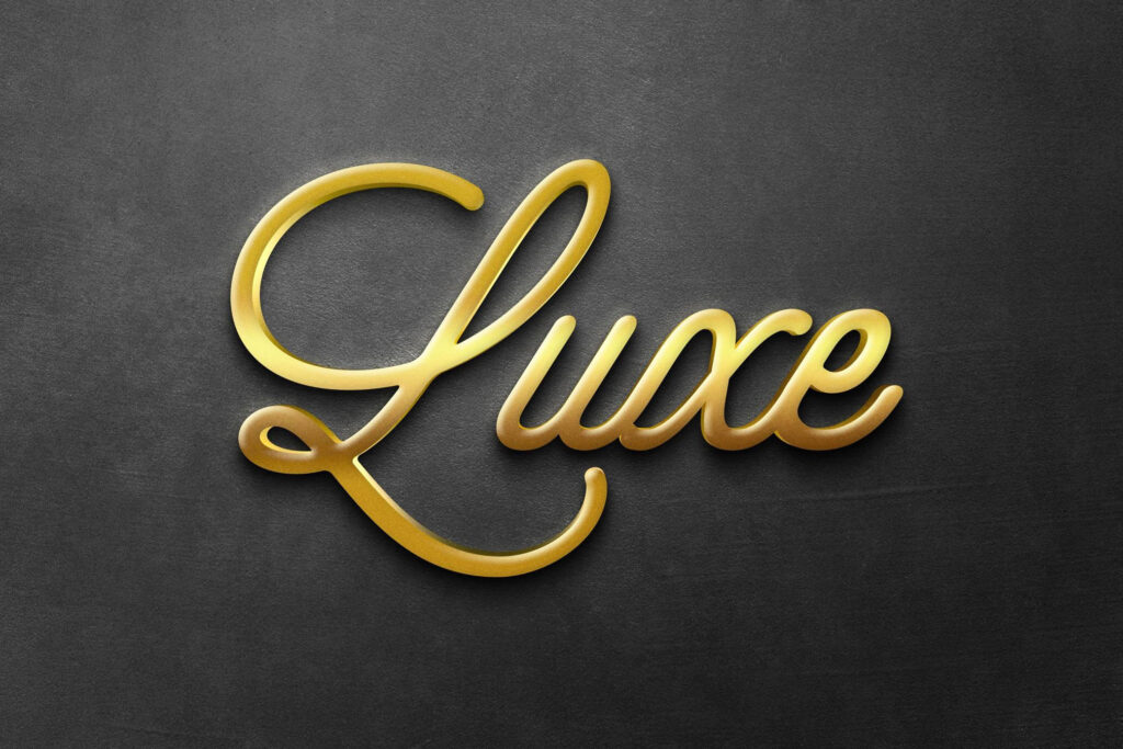 Golden Text Effect / Logo Mockup