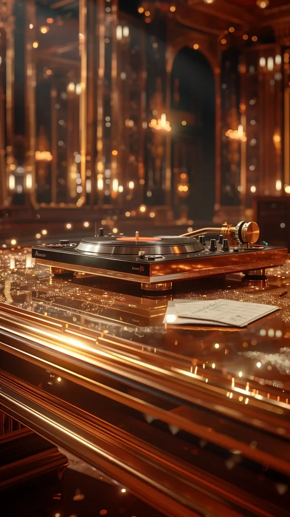 Golden Turntable Stage