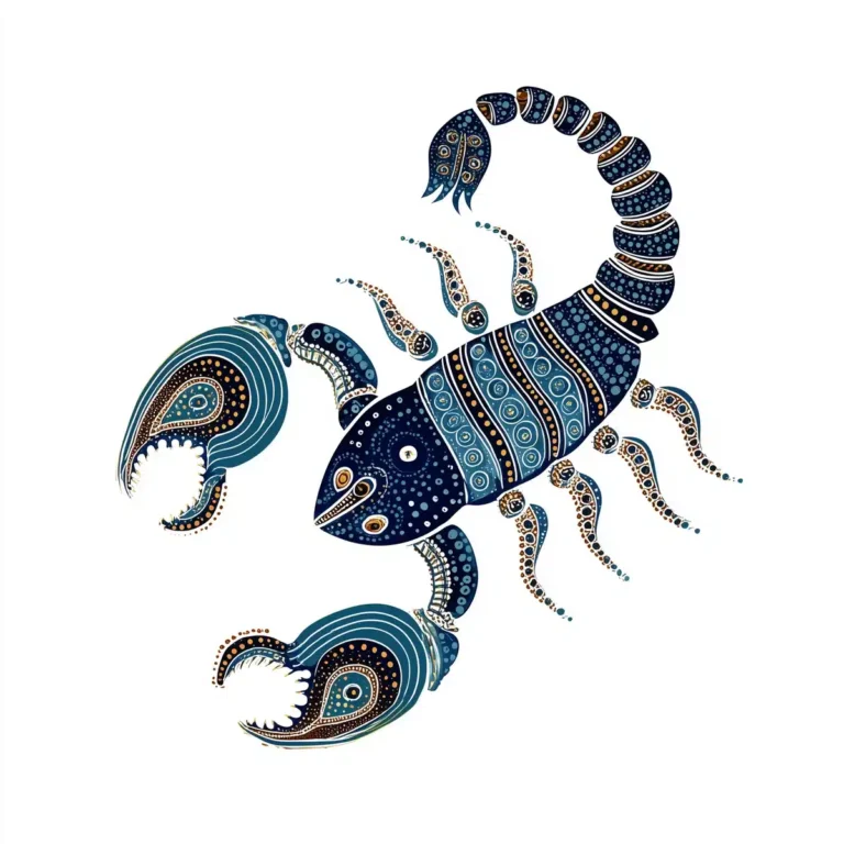 Gond Scorpio Vector Design