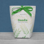 Goodie Bag Mockup with a Ribbon