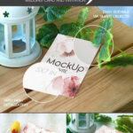 Gorgeous Wedding Card Mockup in Eight Different Setups