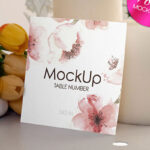 Gorgeous Wedding Card Mockup in Eight Different Setups