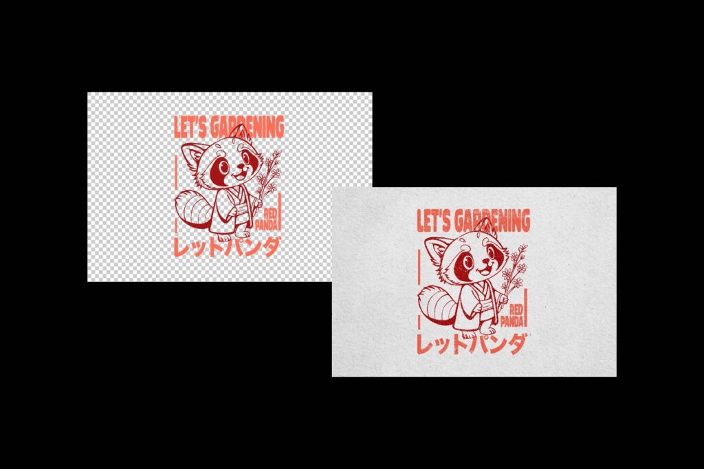 Grainy Stamp Ink Effect / Logo Mockup