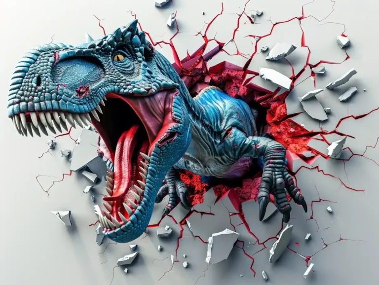 Graphic Dinosaur Rampage ai prompt preview