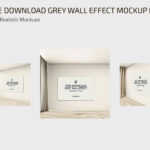 Grey Wall Effect Mockup