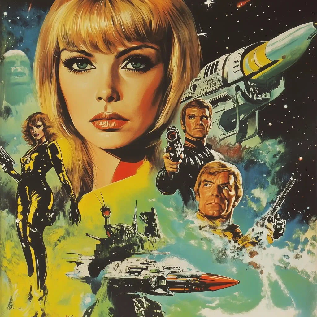 Grindhouse Sci-Fi Poster Art