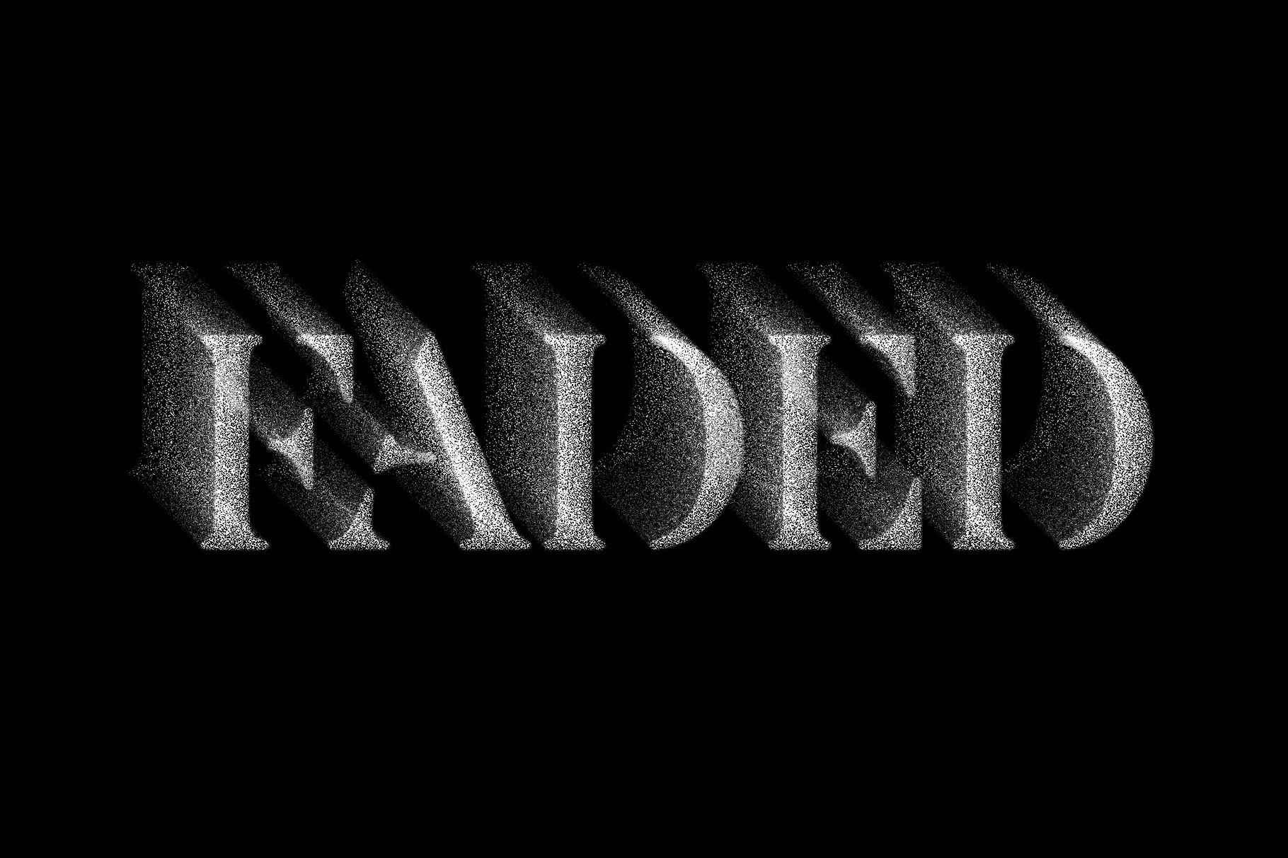 Free Gritty Noise Text Effect / Logo Mockup PSD Template