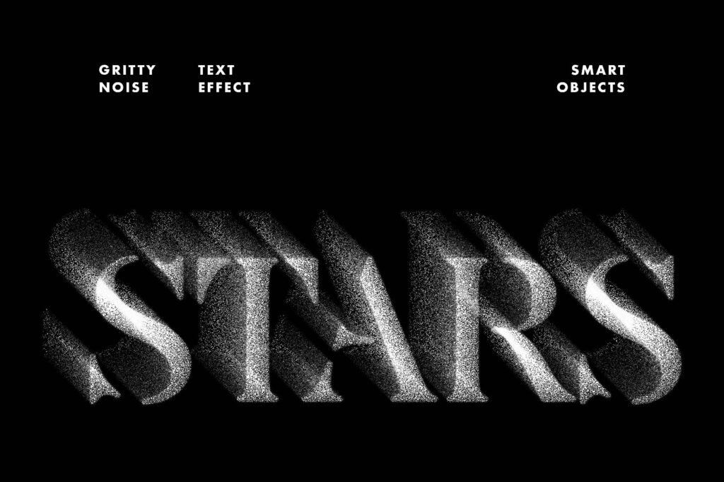 Gritty Noise Text Effect / Logo Mockup