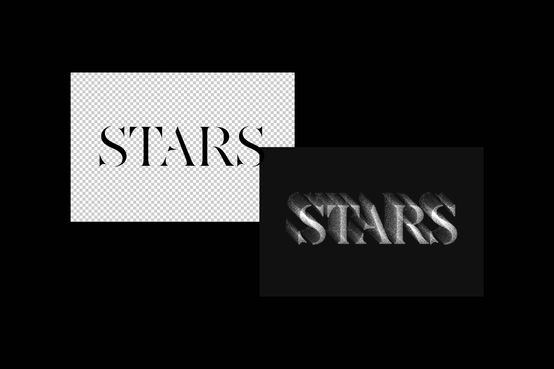 Free Gritty Noise Text Effect / Logo Mockup PSD Template