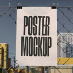Grunge Urbanistic Poster Mockup