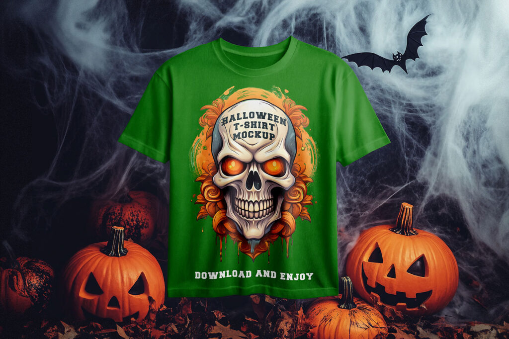 Halloween T-Shirt Mockup