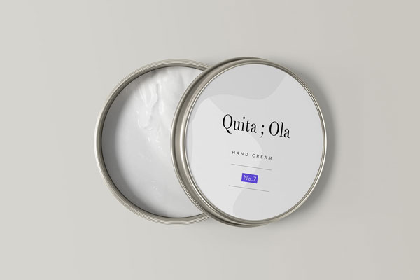 Hand Cream Jar Mockup