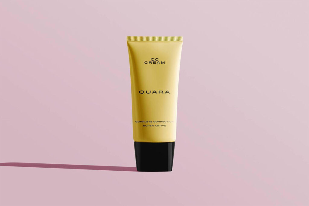 Hand Cream Tube Mockup