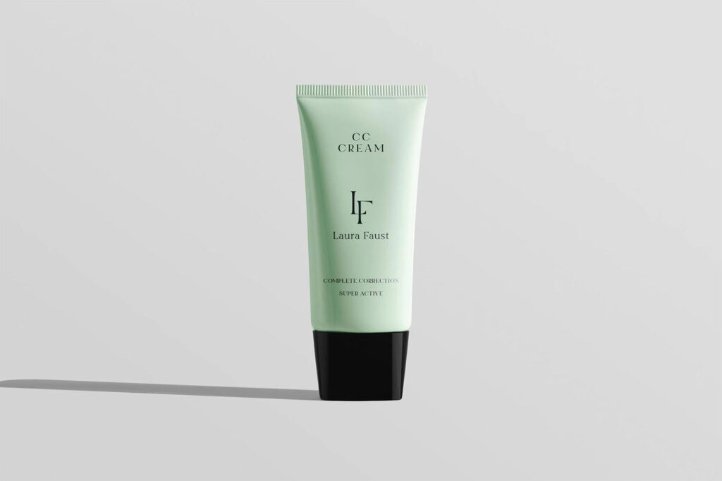 Hand Cream Tube Mockup