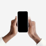 Hands Holding a Phone With a Case Mockup