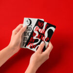 Hands Holding Pocket Classic Notebooks Mockup
