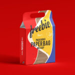 Handy Packaging Paper Bag Mockup for Branding