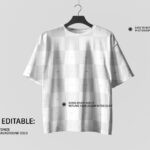 Hanging Oversized T-Shirt Mockup