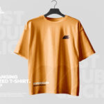Hanging Oversized T-Shirt Mockup