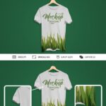 Hanging Round Neck T-Shirt Mockup