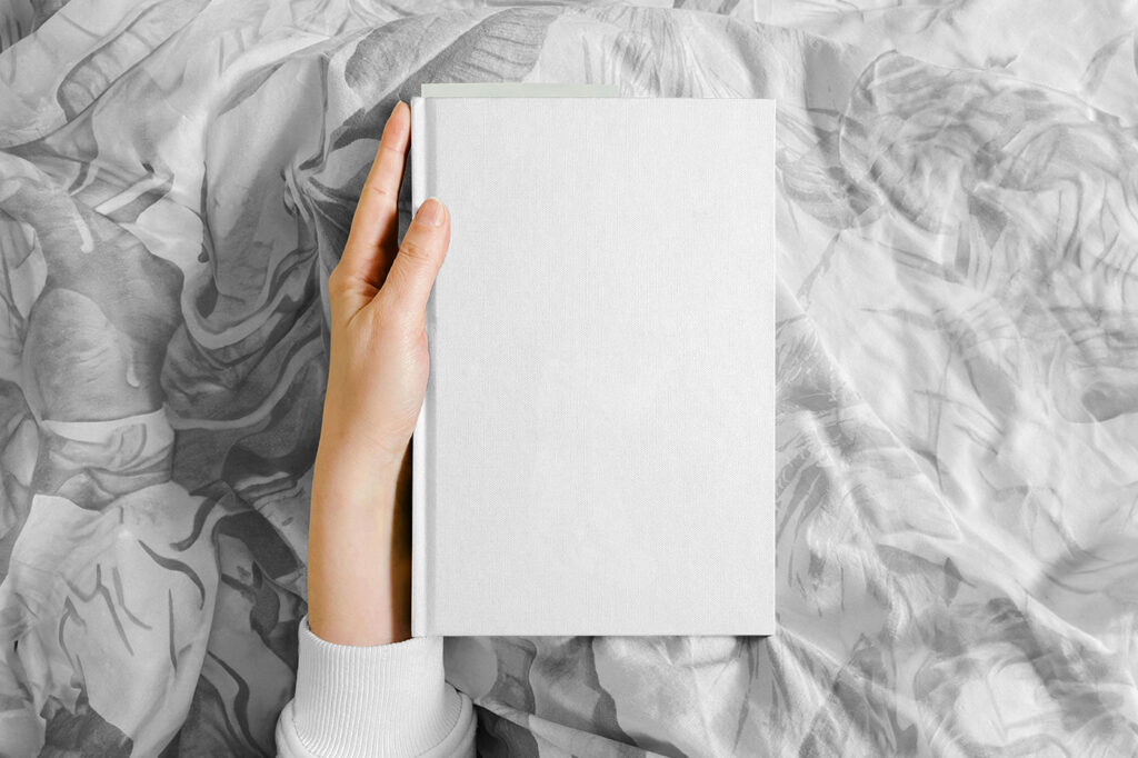 Hard Book Cover Mockup