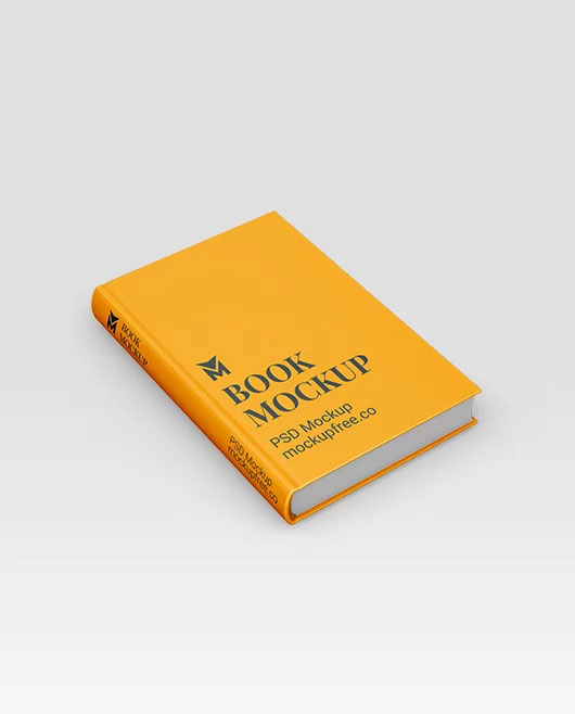 Hard Cover Book Mockup