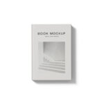 Hardcover Book Mockup in Top View