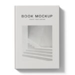 Hardcover Book Mockup in Top View
