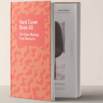 Hardcover Book with Inner Page Mockup