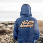 Head-on Shot of Back Hoodie Mockup