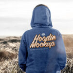 Head-on Shot of Back Hoodie Mockup