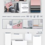 Head-on View of Mood Board Mockup